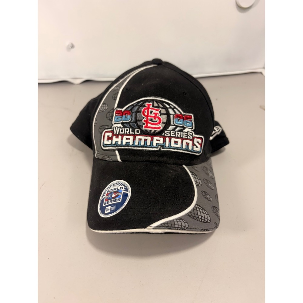 New Era St Louis Cardinals 2006 World Series Champions Hat Black MLB Cap